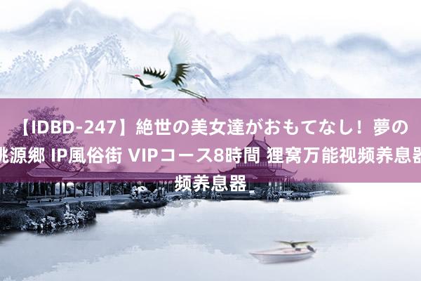 【IDBD-247】絶世の美女達がおもてなし！夢の桃源郷 IP風俗街 VIPコース8時間 狸窝万能视频养息器